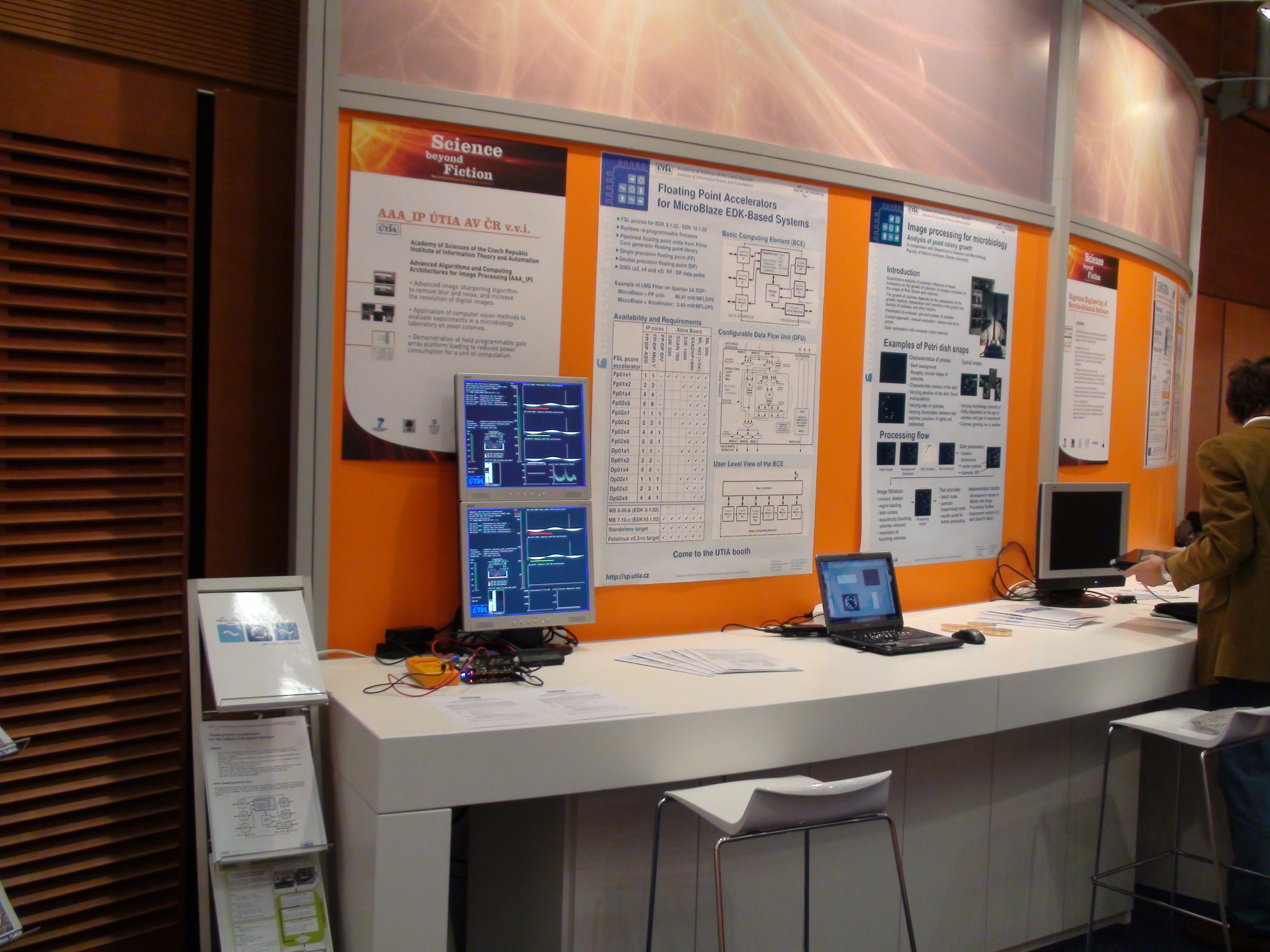 Photo of our FET 2009 booth